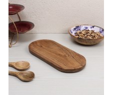 Natural Wooden Oval Platter