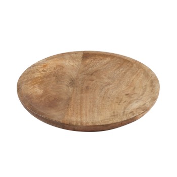 Round Wood Serving Platter