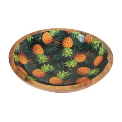 Pineapple Decal Bowl